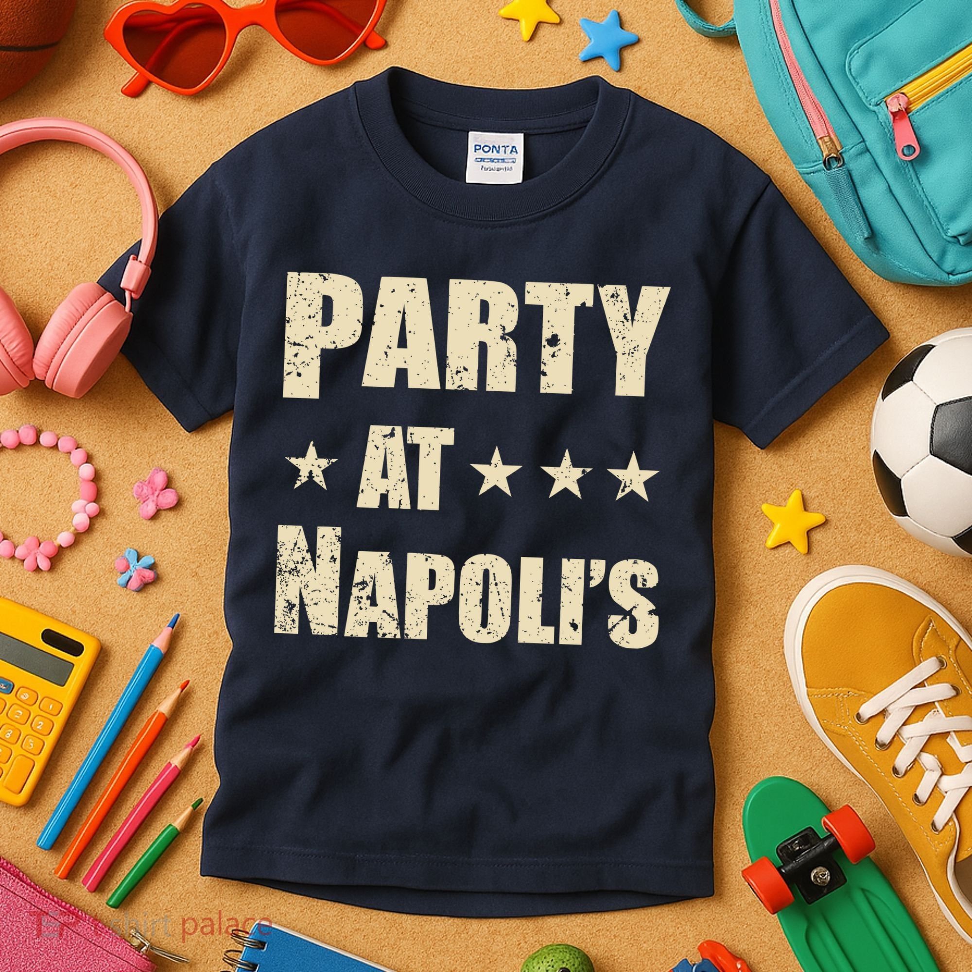 Distressed Party at Napoli's Kids T-Shirt