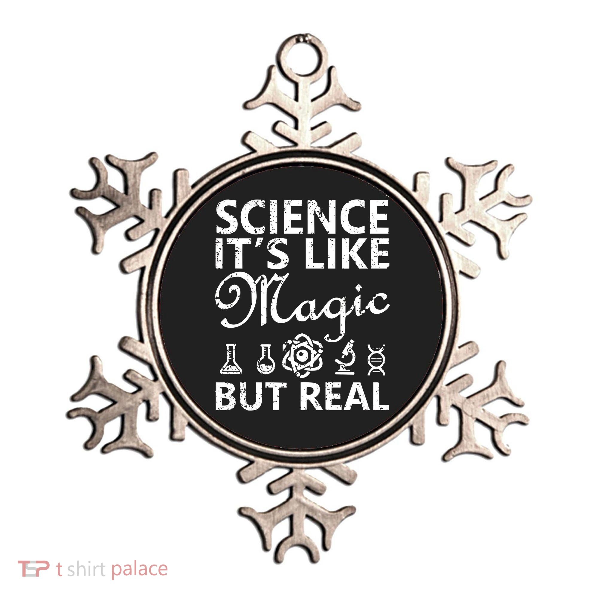 Distressed Science It's Like Magic But Real March For Science Ornament