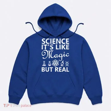Distressed Science It's Like Magic But Real March For Science Hoodie