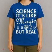 Distressed Science It's Like Magic But Real March For Science T-Shirt thumb 4