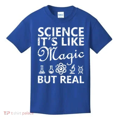 Distressed Science It's Like Magic But Real March For Science Kids T-Shirt