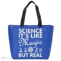 Distressed Science It's Like Magic But Real March For Science Tote Bag thumb 0