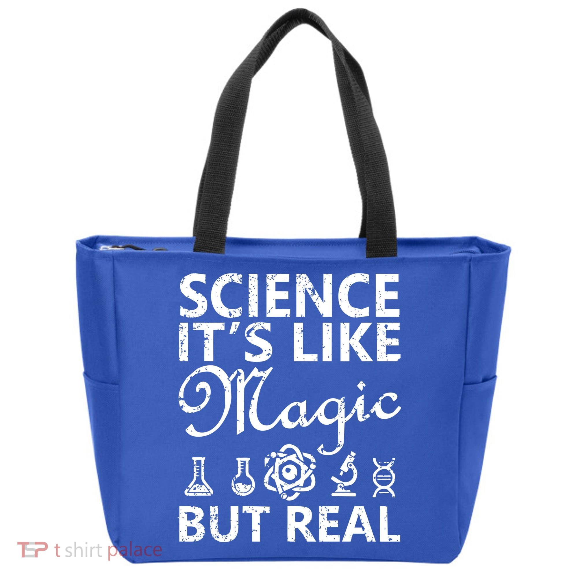 Distressed Science It's Like Magic But Real March For Science Tote Bag
