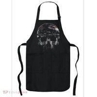 Distressed Skull Graphic Apron thumb 0