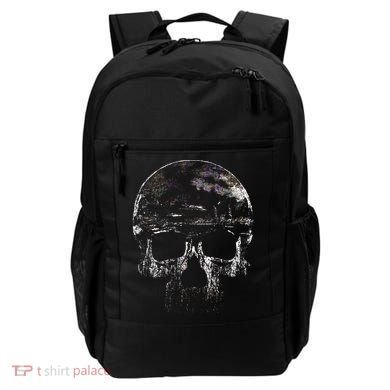 Distressed Skull Graphic Backpack