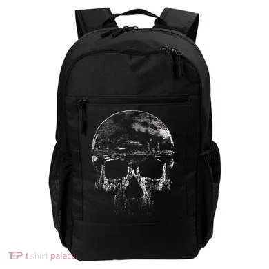 Distressed Skull Graphic Backpack