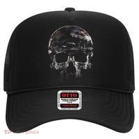 Distressed Skull Graphic Hat thumb 0