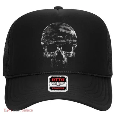 Distressed Skull Graphic Hat
