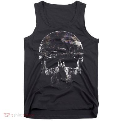Distressed Skull Graphic Tank Top