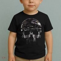 Distressed Skull Graphic Toddler T-Shirt thumb 2