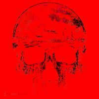 Distressed Skull Graphic Santa Hat thumb 1