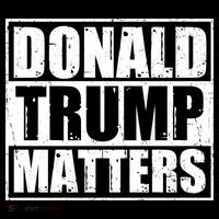 Distressed Straight Outta Donald Trump Matters USA-Made Doggie Bandana thumb 2
