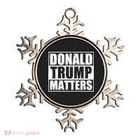 Distressed Straight Outta Donald Trump Matters Ornament thumb 0