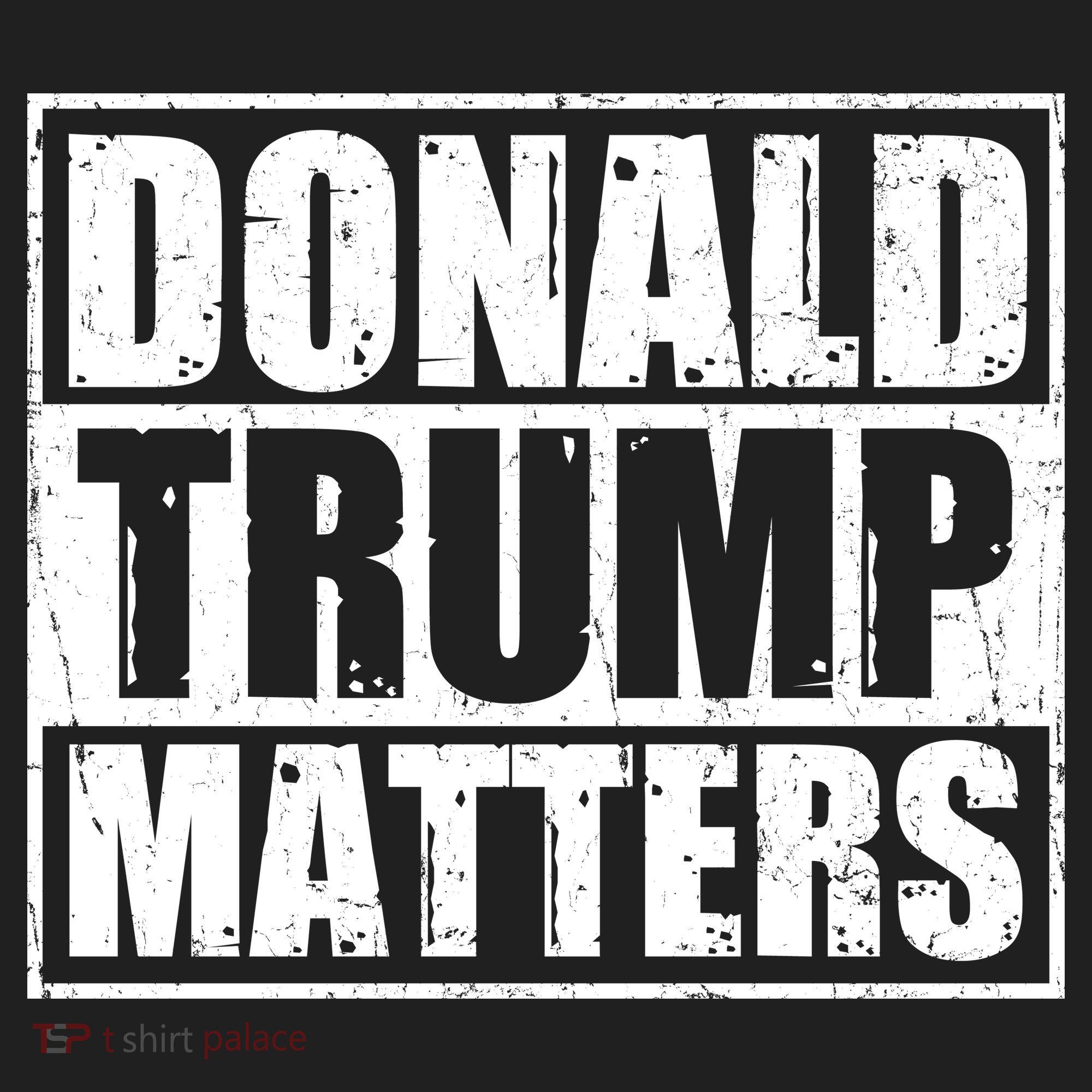 Distressed Straight Outta Donald Trump Matters Golf Towel