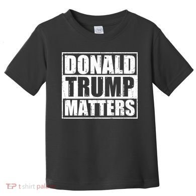 Distressed Straight Outta Donald Trump Matters Toddler T-Shirt