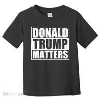 Distressed Straight Outta Donald Trump Matters Toddler T-Shirt thumb 0