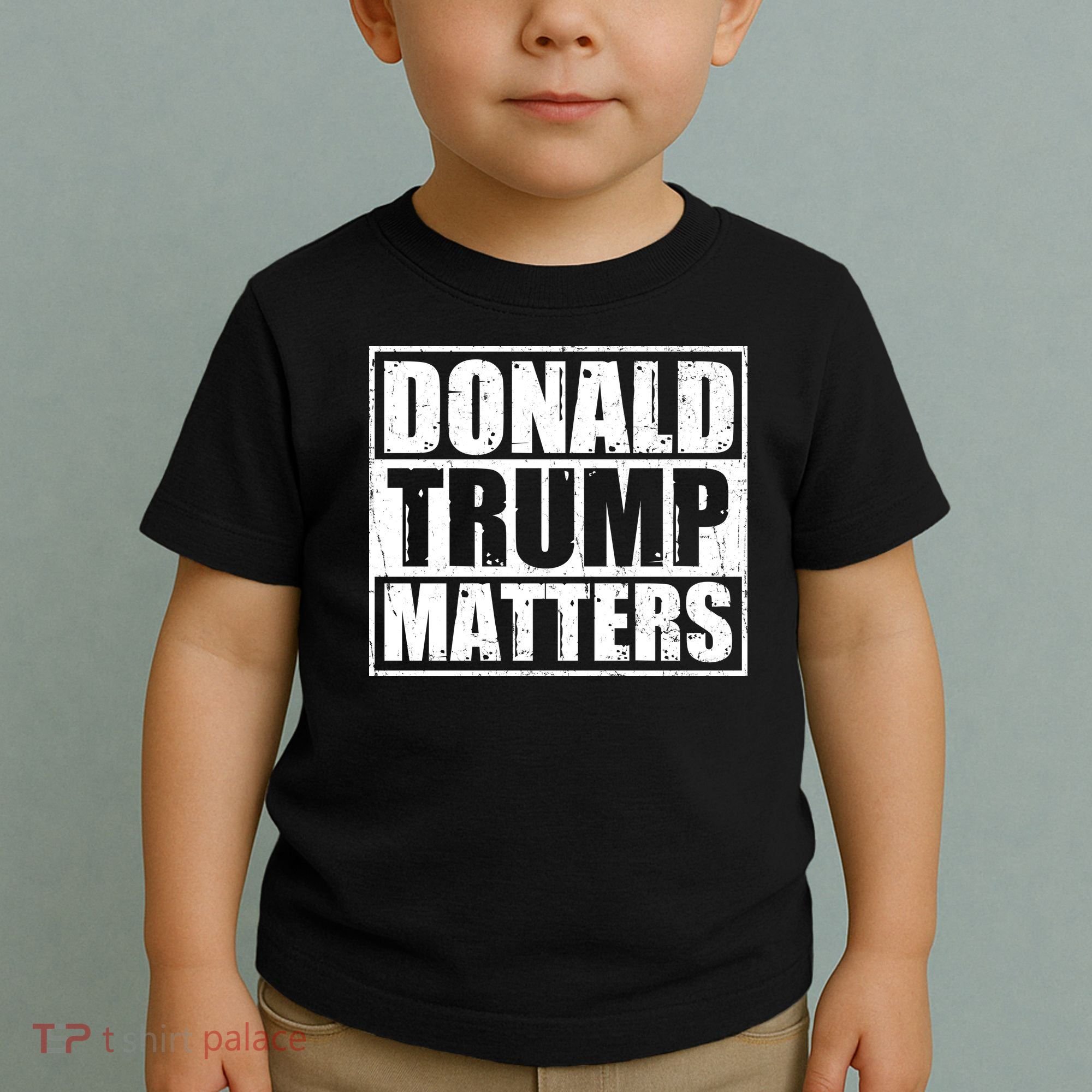 Distressed Straight Outta Donald Trump Matters Toddler T-Shirt