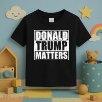 Distressed Straight Outta Donald Trump Matters Toddler T-Shirt thumb 3