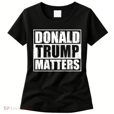 Distressed Straight Outta Donald Trump Matters Women's T-Shirt