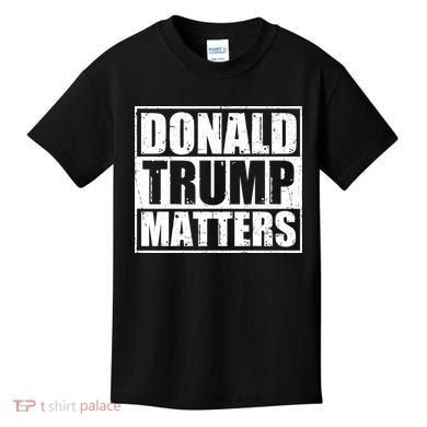 Distressed Straight Outta Donald Trump Matters Kids T-Shirt