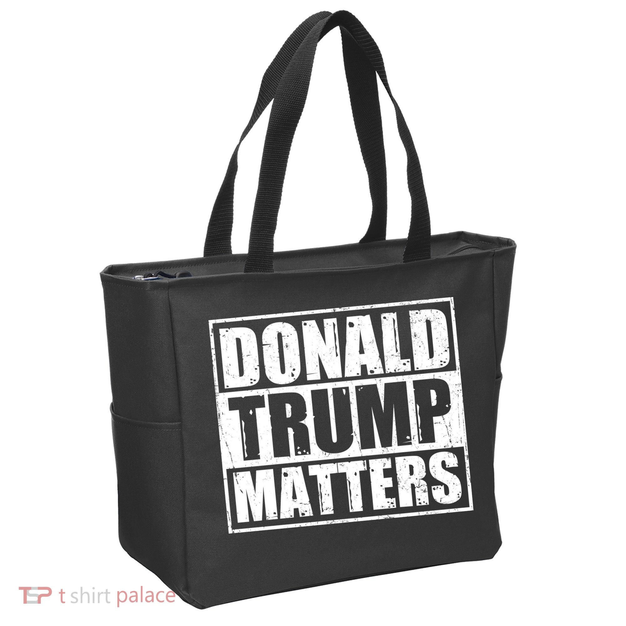 Distressed Straight Outta Donald Trump Matters Tote Bag