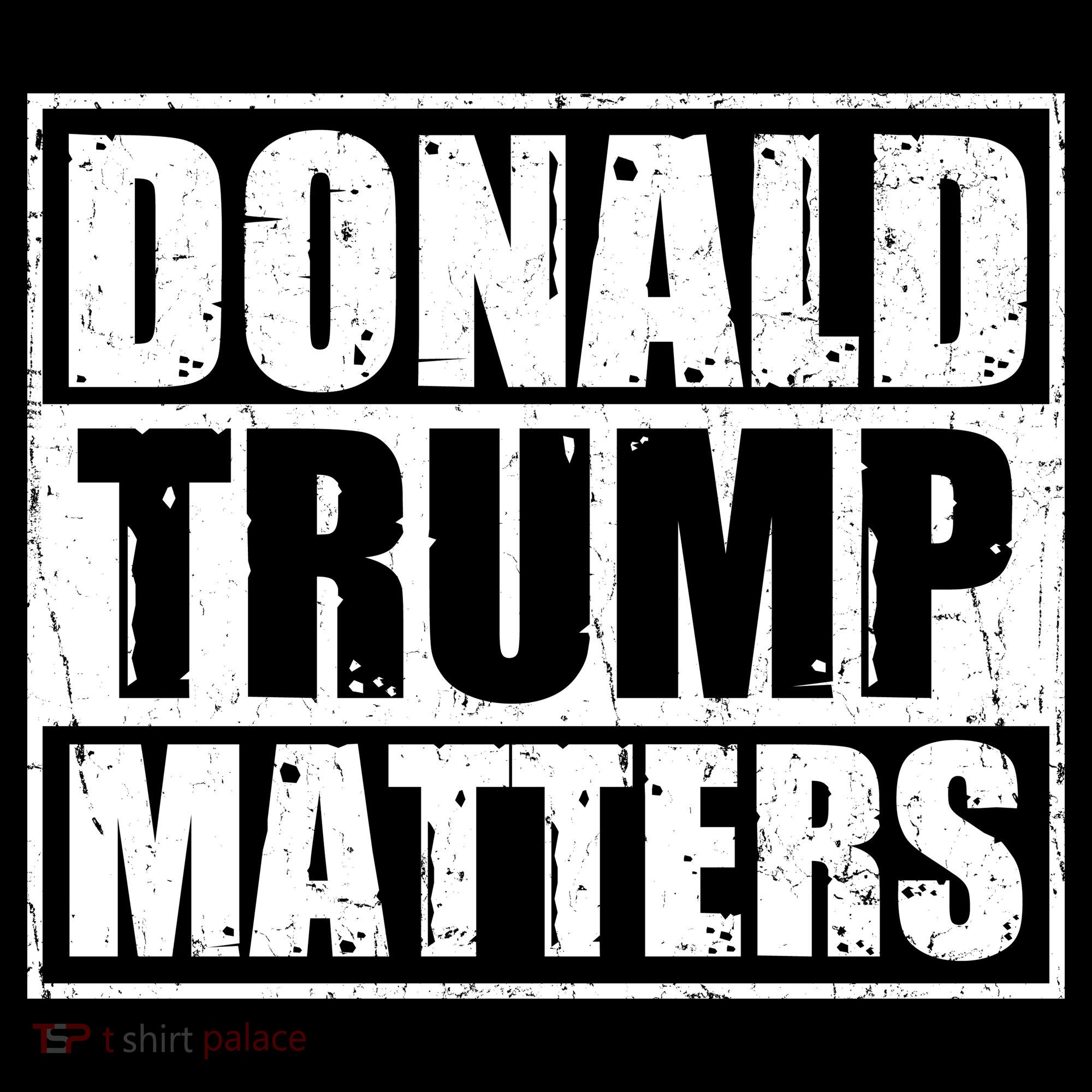Distressed Straight Outta Donald Trump Matters Tote Bag