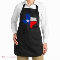 Distressed Texas State Map Flag Apron thumb 2