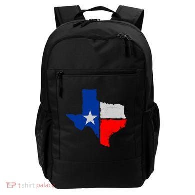 Distressed Texas State Map Flag Backpack