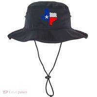Distressed Texas State Map Flag Bucket Hat thumb 0