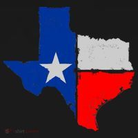 Distressed Texas State Map Flag Polo thumb 3