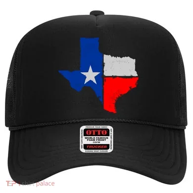 Distressed Texas State Map Flag Hat
