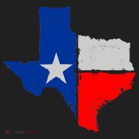 Distressed Texas State Map Flag Hat thumb 2