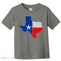 Distressed Texas State Map Flag Toddler T-Shirt thumb 0