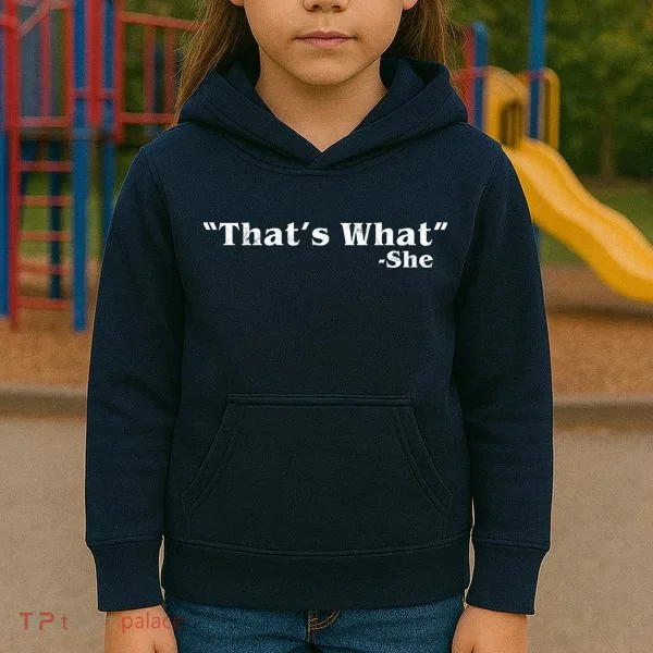 Distressed That's What - She Kids Hoodie