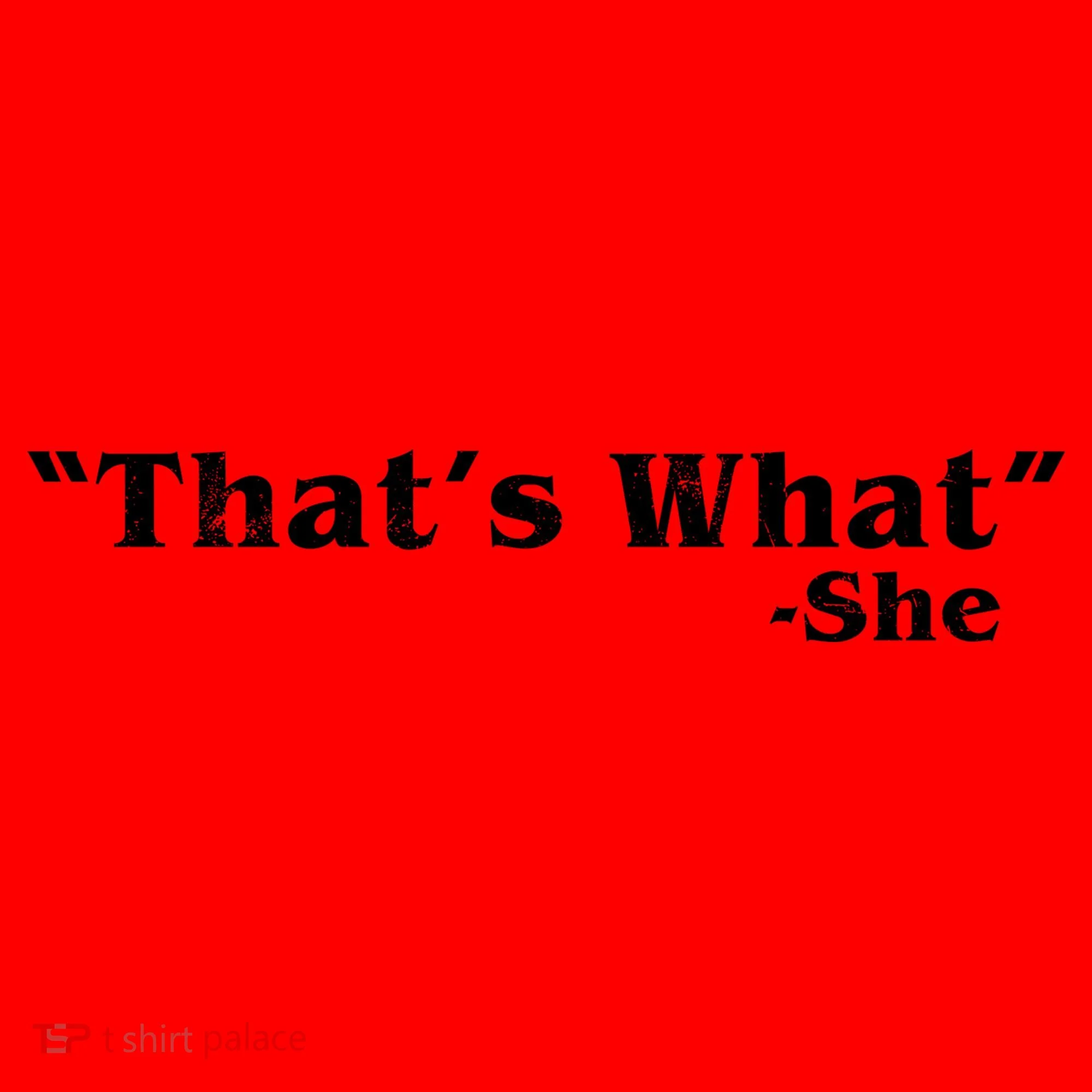 Distressed That's What - She Santa Hat