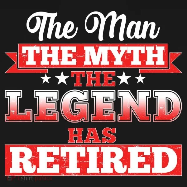Distressed The Man The Myth The Legend Has Retired  Hoodie