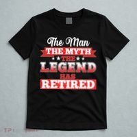 Distressed The Man The Myth The Legend Has Retired  T-Shirt thumb 5