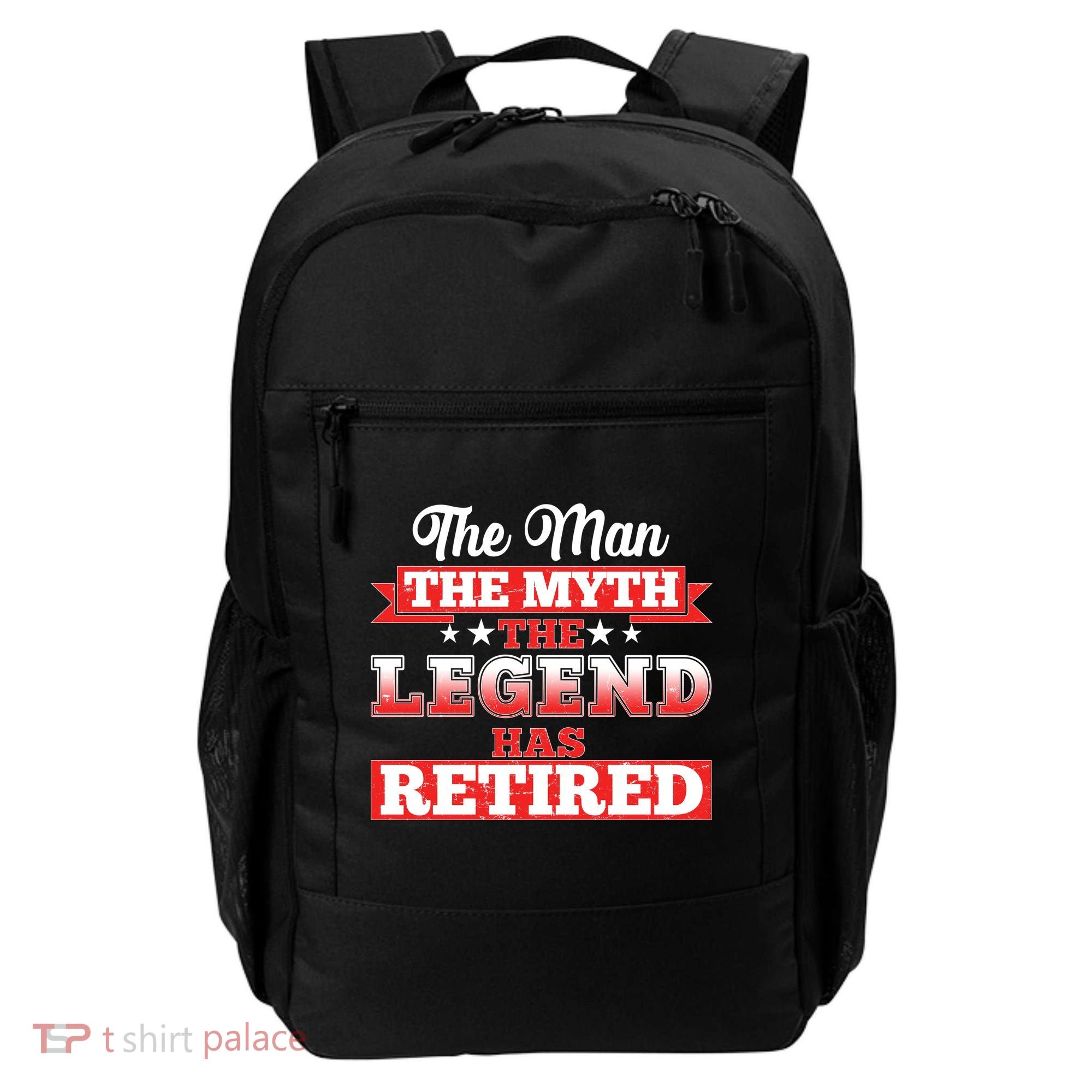 Distressed The Man The Myth The Legend Has Retired  Backpack