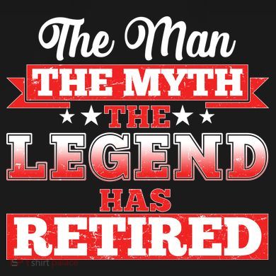 Distressed The Man The Myth The Legend Has Retired  Cooling Performance Long Sleeve Crew