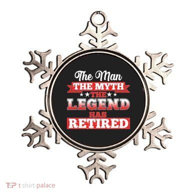 Distressed The Man The Myth The Legend Has Retired  Ornament