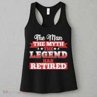 Distressed The Man The Myth The Legend Has Retired  Women's Tank Top thumb 3