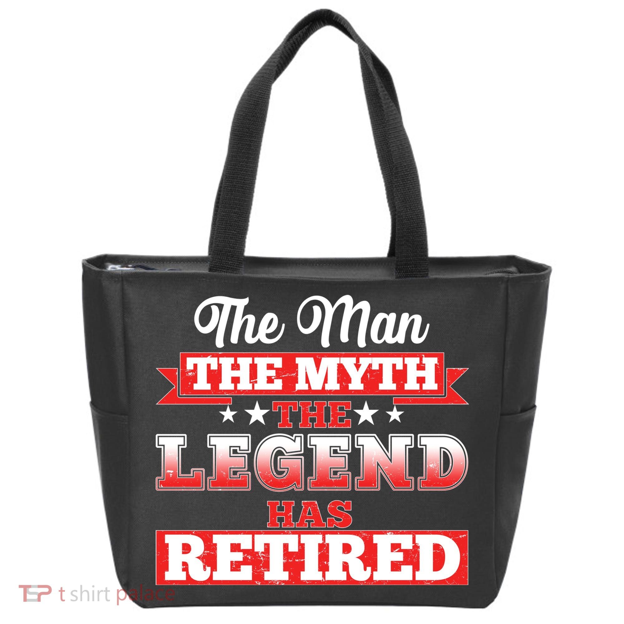Distressed The Man The Myth The Legend Has Retired  Tote Bag