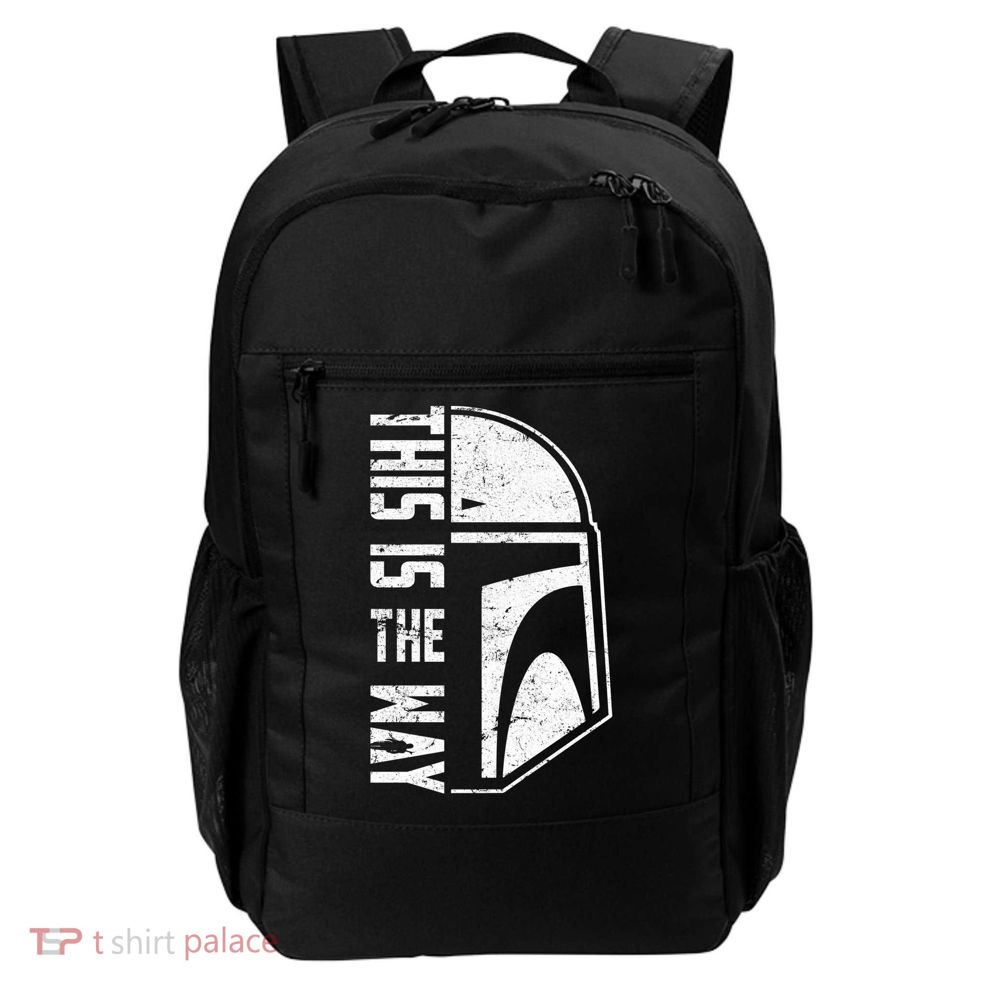 Distressed This Is The Way Helmet Backpack