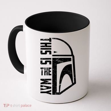 Distressed This Is The Way Helmet Coffee Mug