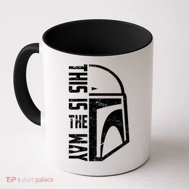 Distressed This Is The Way Helmet Coffee Mug