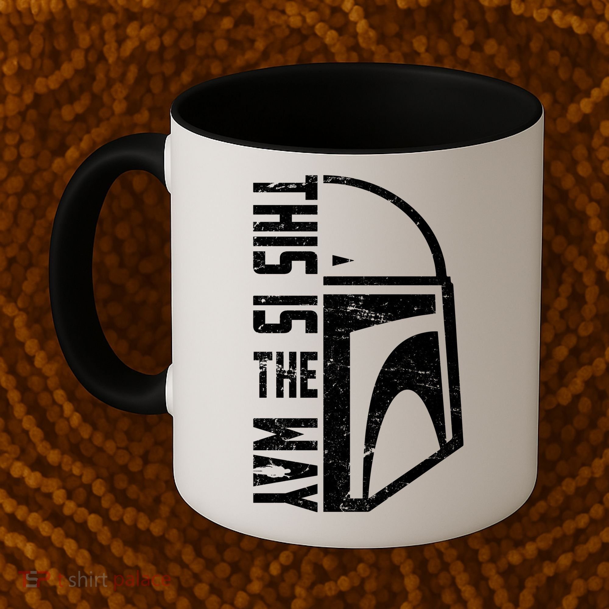 Distressed This Is The Way Helmet Coffee Mug