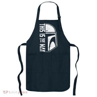 Distressed This Is The Way Helmet Apron