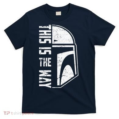 Distressed This Is The Way Helmet T-Shirt