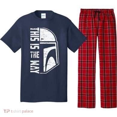 Distressed This Is The Way Helmet Pajama Set