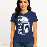 Distressed This Is The Way Helmet Women's T-Shirt thumb 4